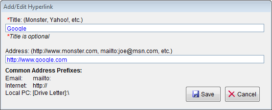 hyperlinks